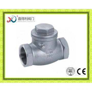 China Factory Screwed End 200wog Casting Swing Check Valve